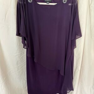 Scarlett Deep Purple Dress size 14
